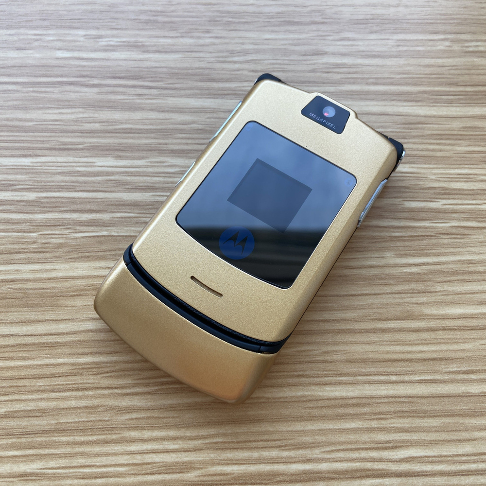 Motorola Мобильный телефон RAZR V3i, золотой #1