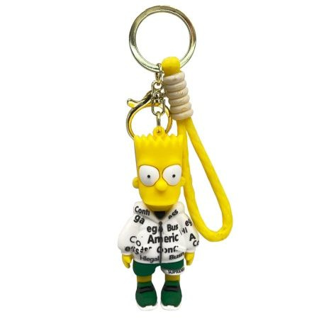 Брелок резиновый для ключей The Simpsons (Bart) #1