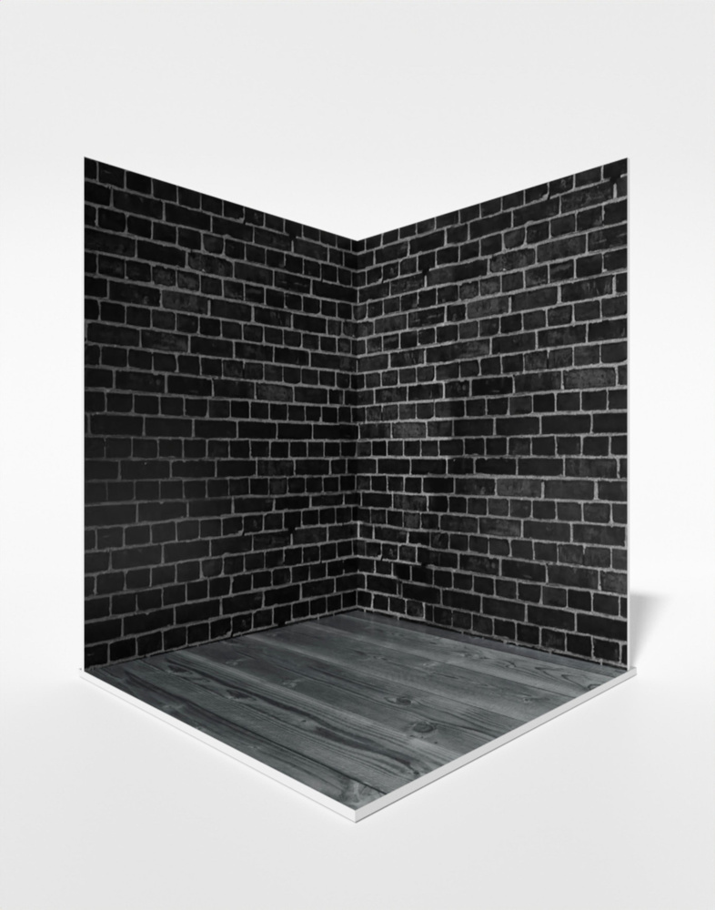 Нижстенд Фон для фото 80 см x 100 см, черный, темно-серый #1