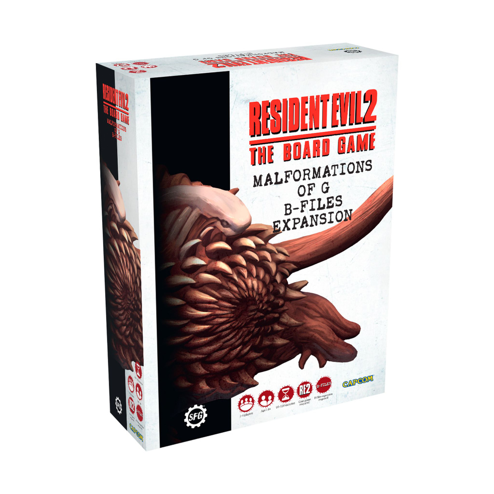Дополнение для настольной игры Resident Evil 2: The Board Game - Malformations of G B-Files Expansion #1