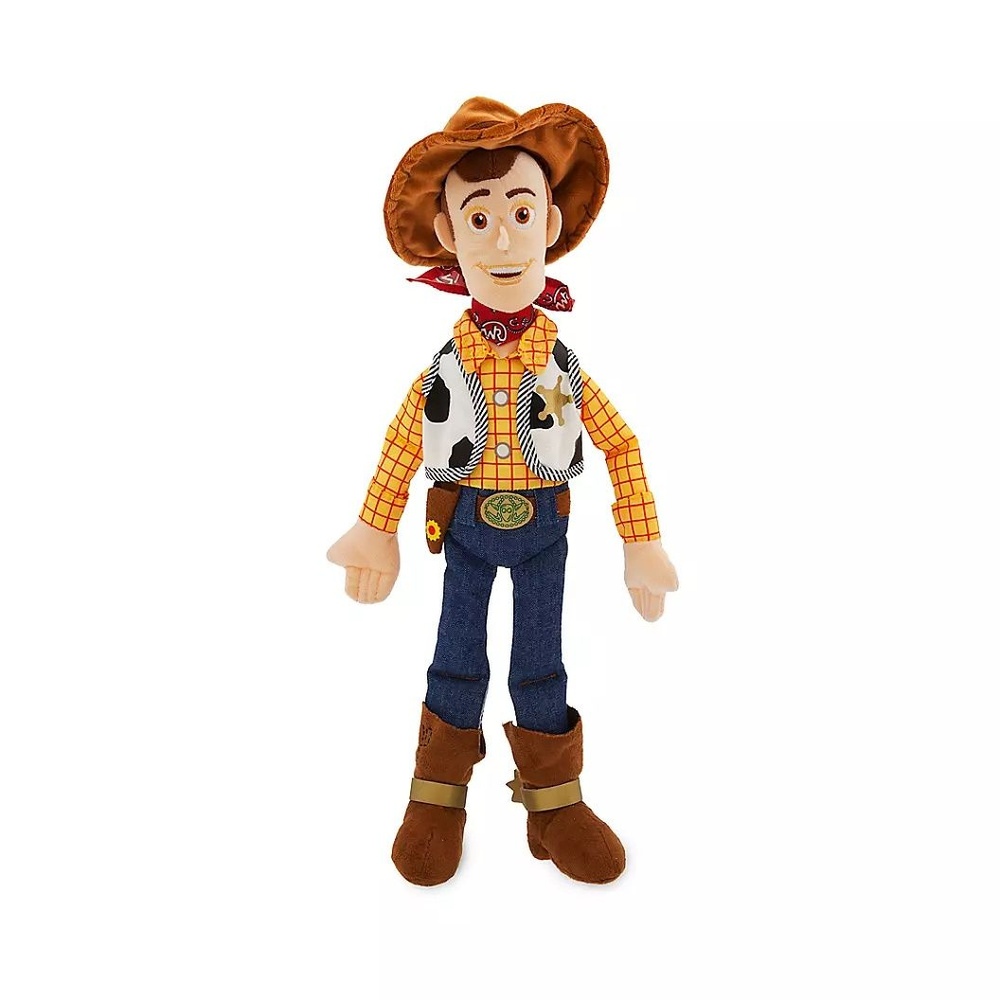 Кукла мягкая ковбой Вуди из История игрушек Disney Store 40 см - купить ...