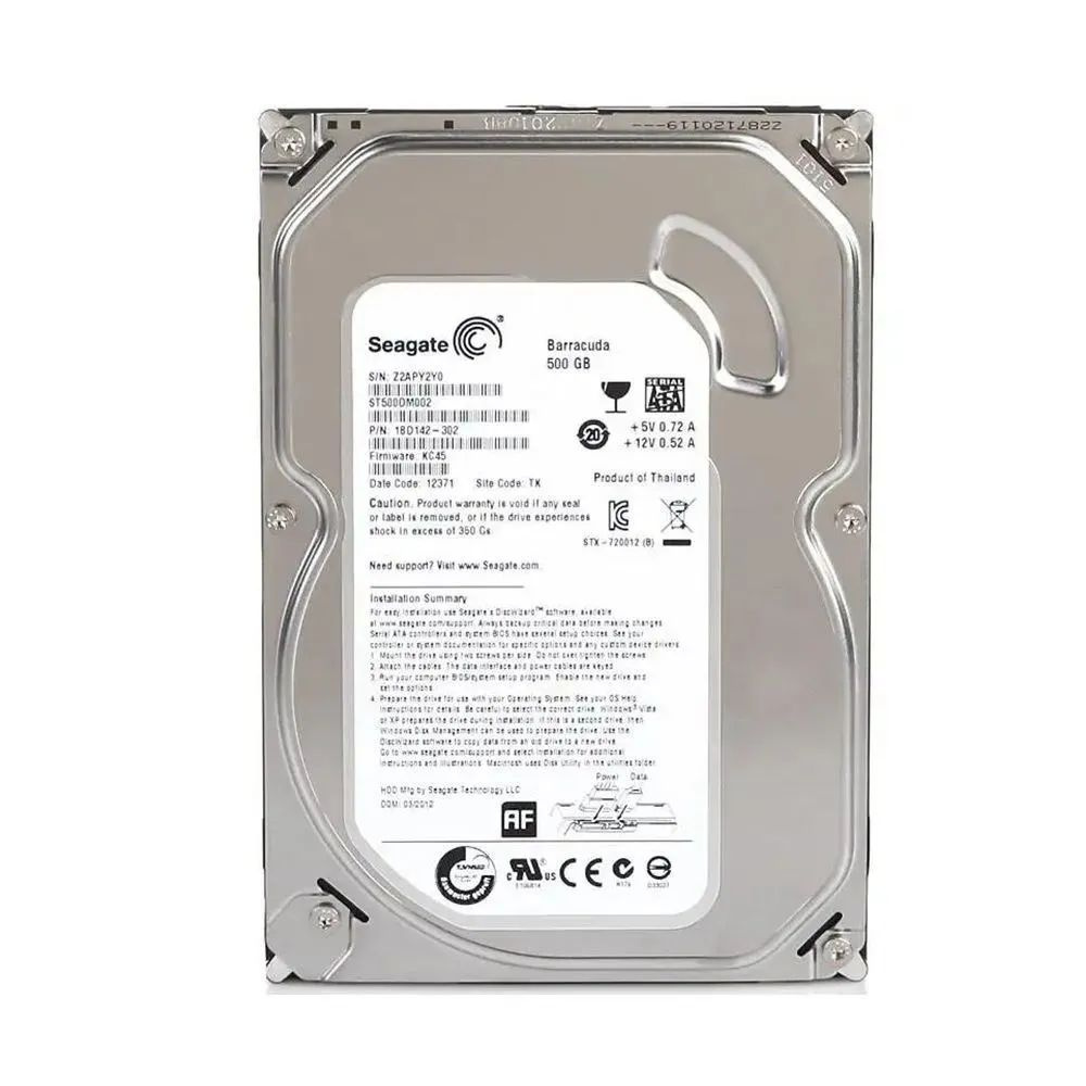 Seagate 500 ГБ Внутренний жесткий диск (Seagate-ST500DM002)  #1