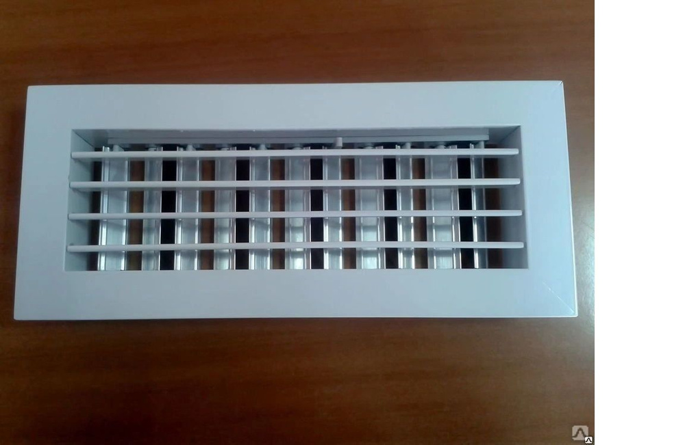 Настенная алюминиевая вентиляционная решетка с регулятором расхода воздуха АМР М 150х100 Арктос (Россия) #1