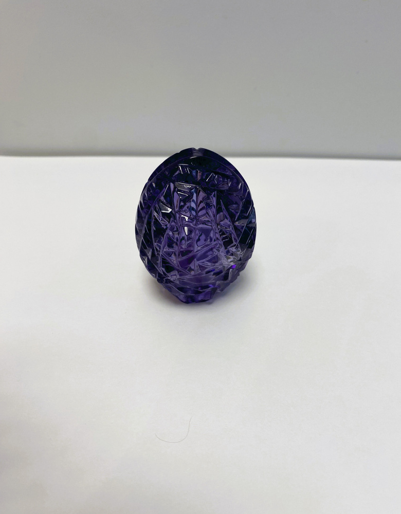 Яйцо Хрустальное, Фиолетовый мираж, 6см #1