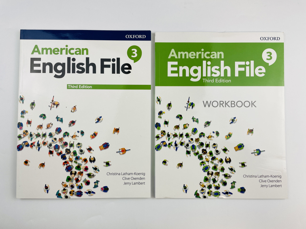 American English File 3, 3rd Edition, Набор Student's Book with CD and Workbook, TheBookCorner | Latham-Koening #1