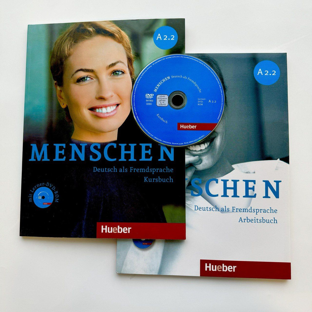 Menschen A2.2. ПОЛНЫЙ КОМПЛЕКТ: учебник + рабочая тетрадь + диск ...