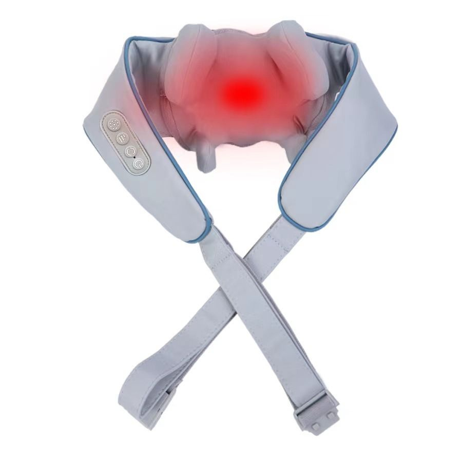 Электрический массажер для спины, шеи и плеч, Массажная подушка для ...