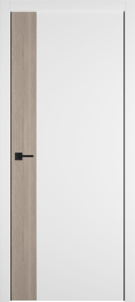 Владимирская Фабрика Дверей Дверь межкомнатная Emalex ice/red oak вертикальный, МДФ, 600x2000, Глухая #1