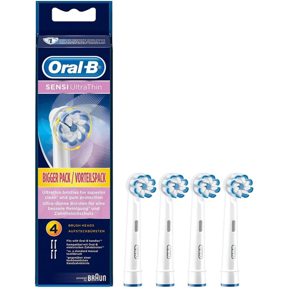 Насадка для поверхности зубной щетки Oral-B eb60 Sensi Ultrathin, 4 шт.  #1