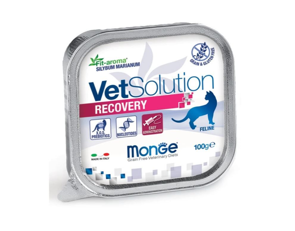 4656 Monge Vetsolution Recovery - полнорационный консервированный диетический корм для кошек 100 гр (5 #1