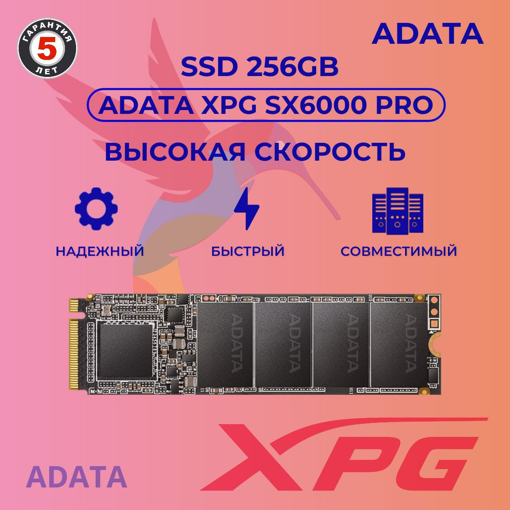 ADATA 256 ГБ Внутренний SSD-диск SX6000 Pro (ASX6000PNP-256GT-C) #1