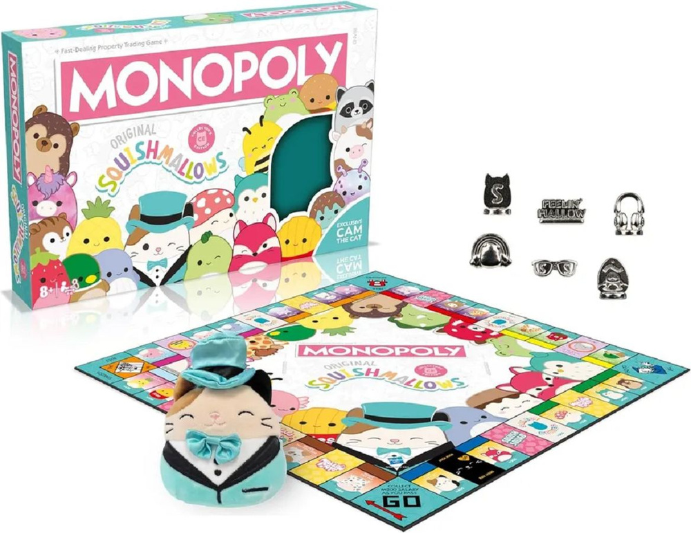 Настольная игра Monopoly Squishmallows (на английском языке) WM04179-EN1-6  #1