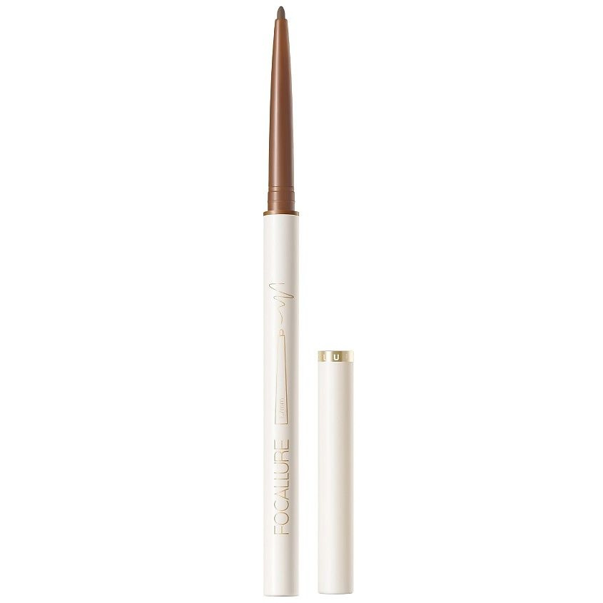 FOCALLURE Карандаш для век автоматический Perfectly Defined Gel Eyeliner, № F02 Шоколад, 0,1 г  #1