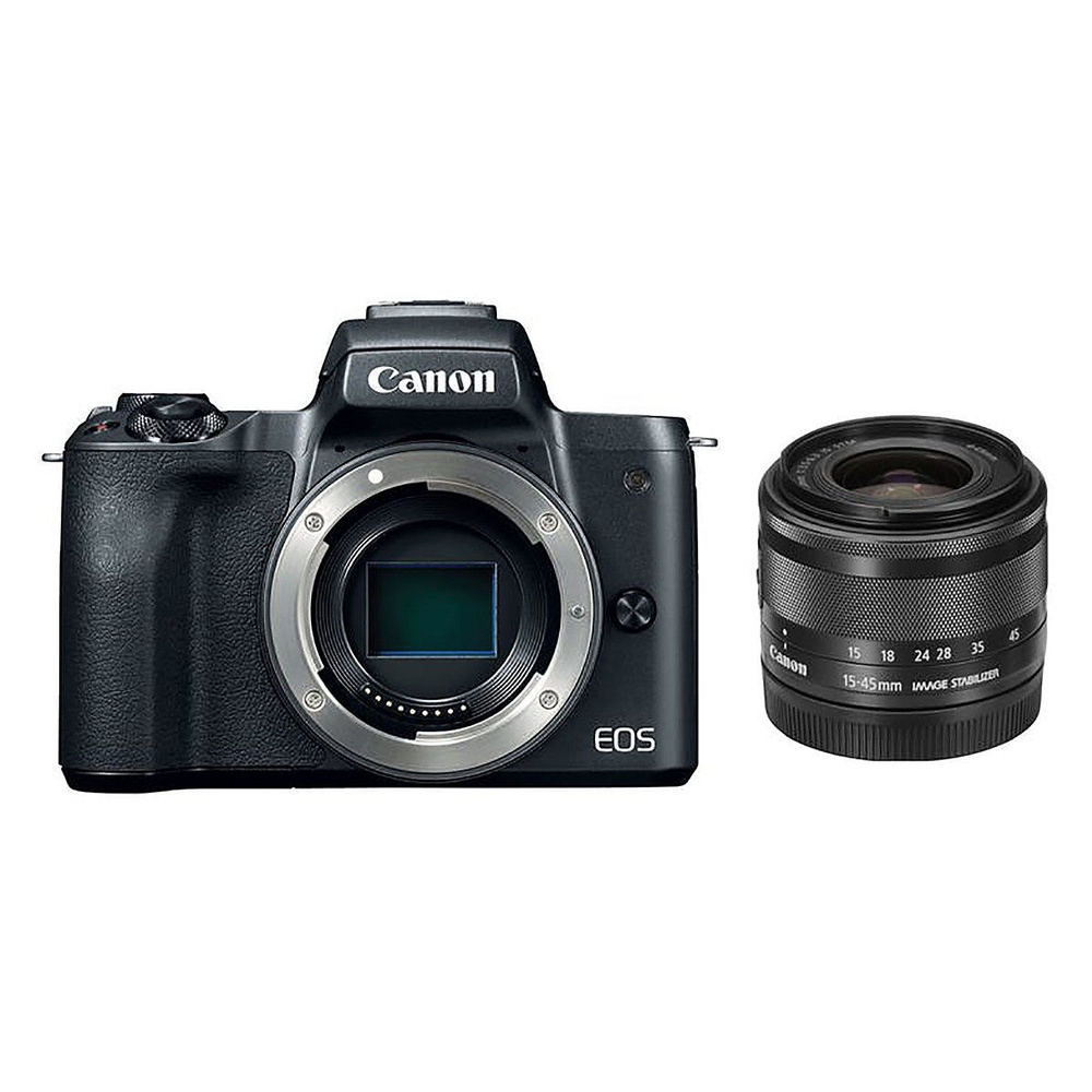 Фотоаппарат CANON EOS M50 II KIT 15-45 MM BLACK #1