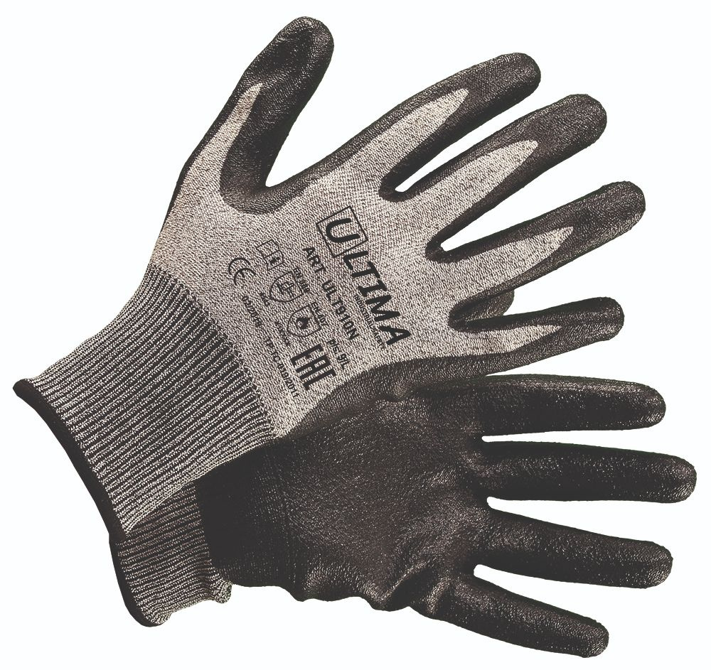 Перчатки ULT910N из высокополимеризированного волокна c нитриловым покрытием ULTIMA, Размер 10 XL, 2 #1