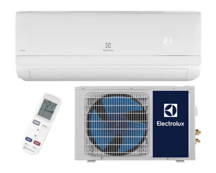 Сплит-система Electrolux EACS-09HSK/N3 - это эффективное и надежное решение для поддержания комфортного микроклимата в помещении. Она оснащена функцией охлаждения, обогрева, осушения и вентиляции, что позволяет использовать ее в любое время года.  Основные характеристики:  Мощность: 2.5 кВт (охлаждение), 2.6 кВт (обогрев) Рекомендуемая площадь помещения: до 25 м² Уровень шума: от 27 дБ(A) Тип хладагента: R410A Режимы работы: охлаждение, обогрев, осушение, вентиляция Функция автоматического поддержания температуры Таймер включения/выключения Ночной режим Пульт дистанционного управления в комплекте Самоочистка внутреннего блока Защита от образования льда Класс энергоэффективности: A Габариты внутреннего блока (ШхВхГ): 713x270x195 мм Габариты наружного блока (ШхВхГ): 681x434x287 мм Вес внутреннего блока: 7.5 кг