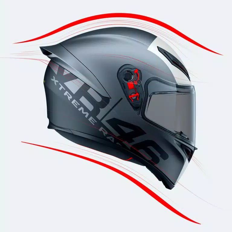 AGV Мотошлем avg k1s K1 S красный, черный - купить с доставкой по ...