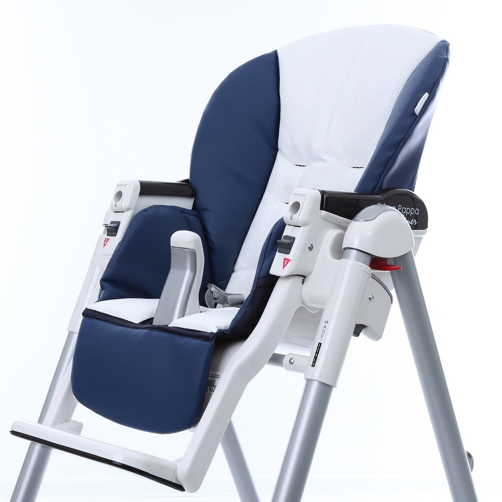 Сменный чехол сидения Esspero Sport к стульчику для кормления Peg-Perego Diner - Navy/White  #1