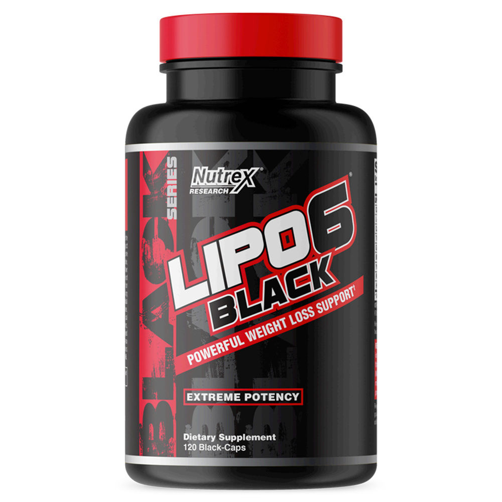 Жиросжигатель Nutrex Lipo 6 Black/ Нутрекс Липо 6 Блэк,120 капсул ...