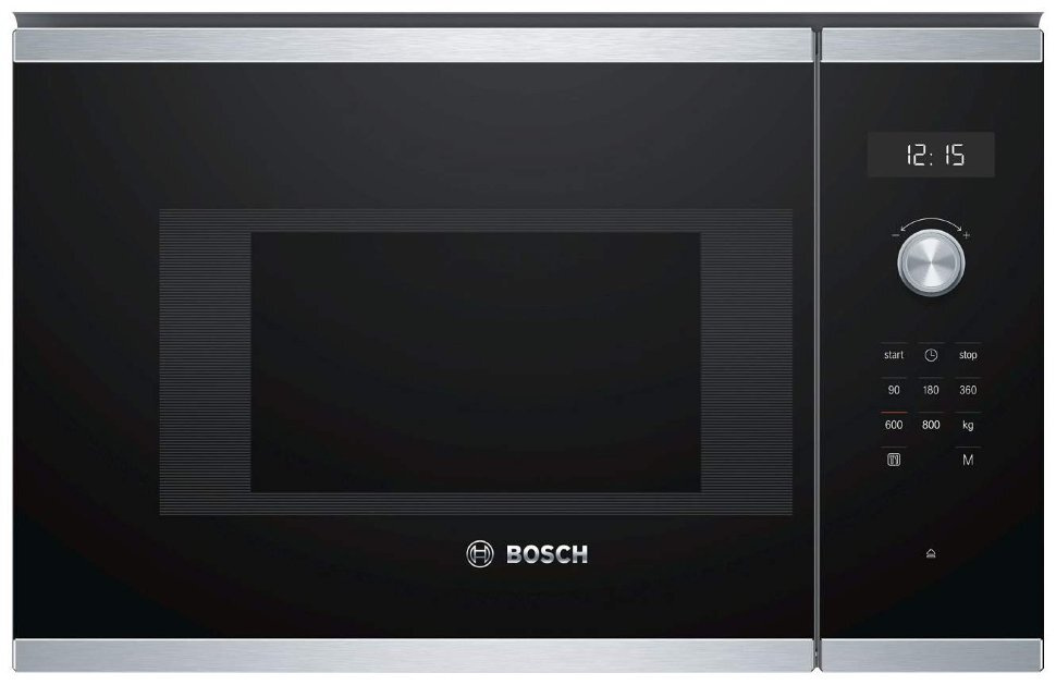 Встраиваемая микроволновая печь Bosch BFL524MS0, черный, серебристый  #1