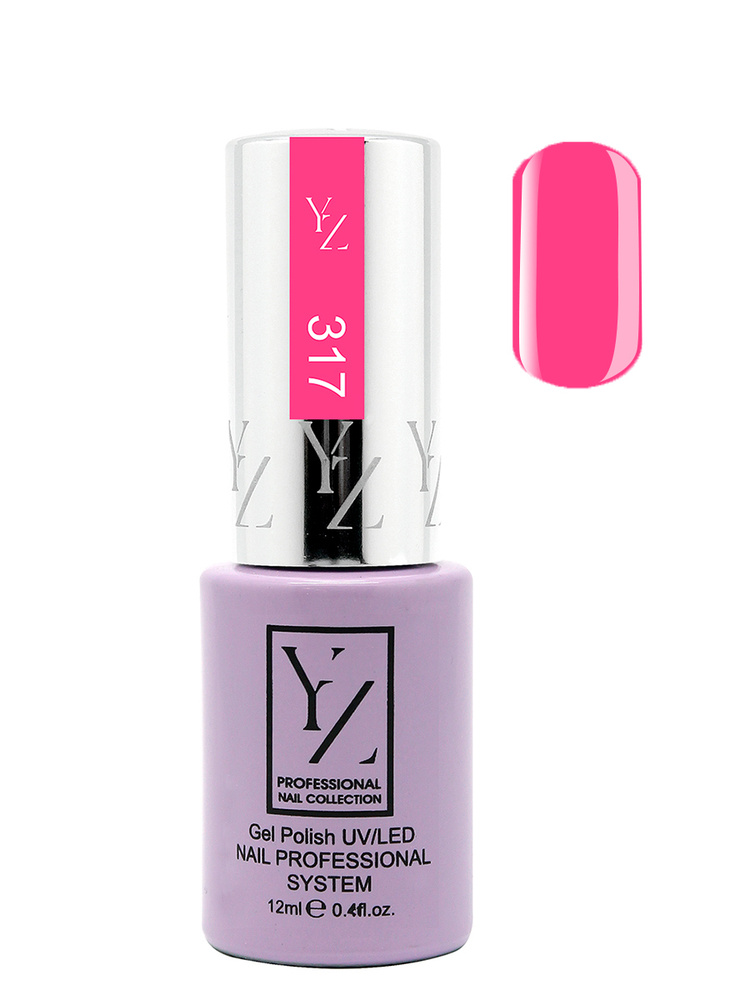 Yllozure ГЕЛЬ ЛАК UV/LED YZ NAIL PROFESSIONAL, барби, 12 мл #1