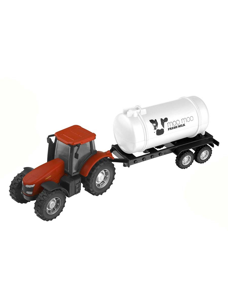 Большой трактор и трейлер ( красный с бочкой) Teamsterz, 1372300.18  #1