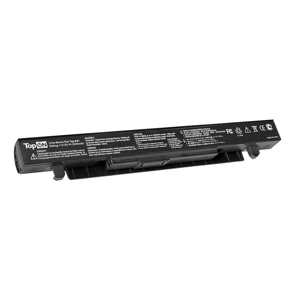 TopON Аккумулятор для ноутбука ASUS 2200 мАч, ((TOP-X550) A41-X550, A41-X550A; CS-AUX550NB. )  #1