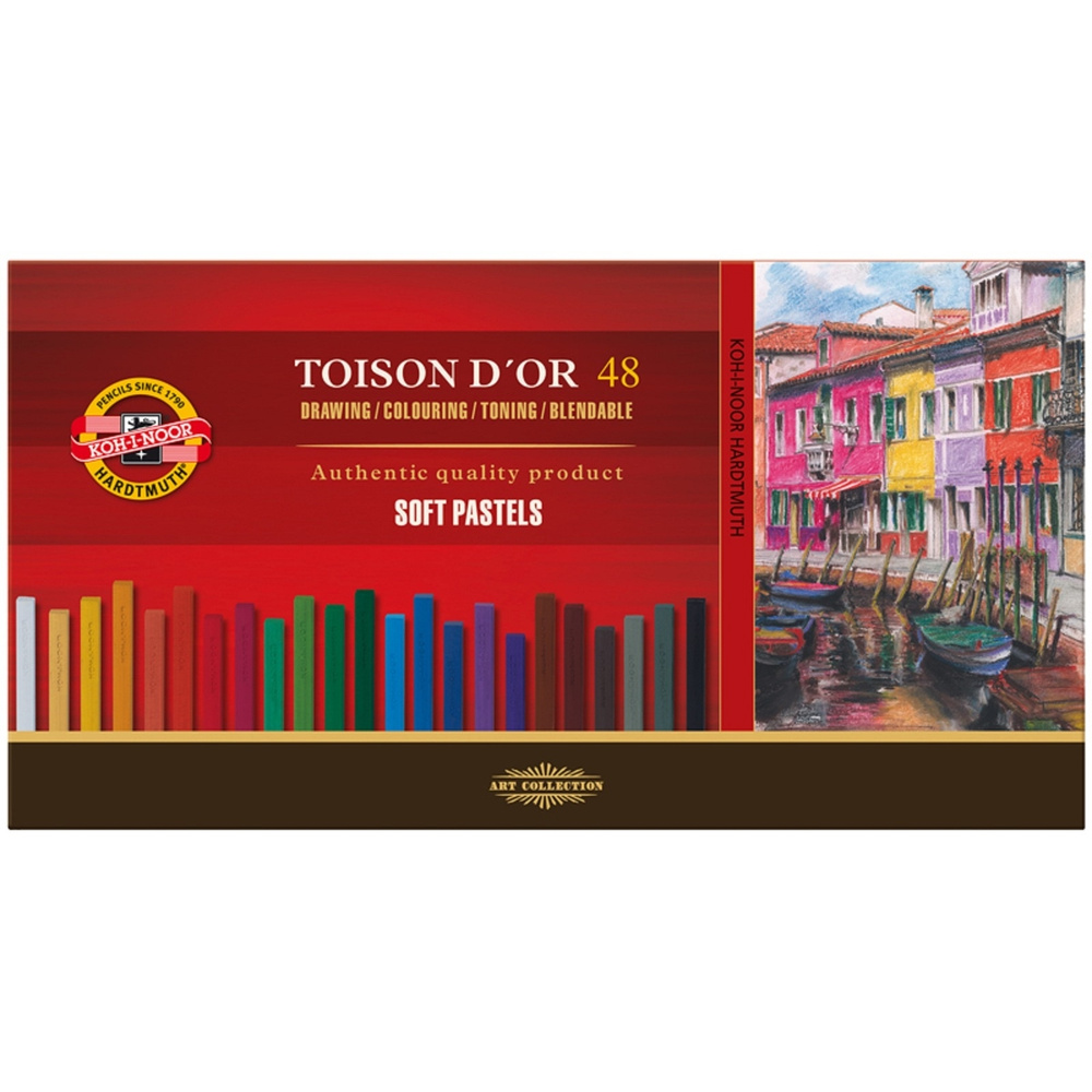 Пастель сухая художественная 48 цветов, Soft Koh-I-Noor TOISON D'OR 8586  #1