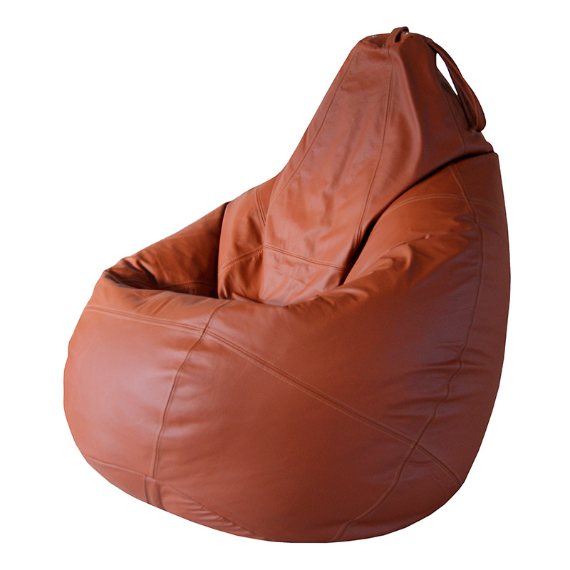 Кресло мешок BOSS Genuine Leather из натуральной кожи XXXXL (100х100х150см)  #1