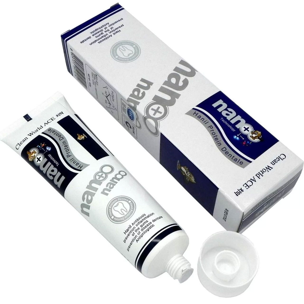 Hanil NANO Hanil Protein Dentale Зубная паста с серебром и протеином, 180 гр./  #1