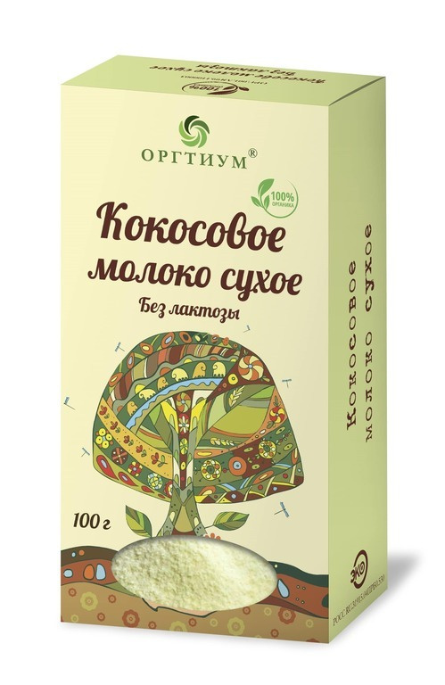 Сухое молоко Оргтиум 100г. 1шт. #1