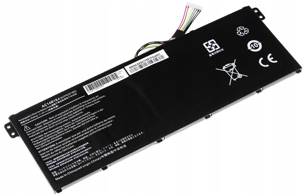 Аккумулятор Acer Aspire AC14B18J для Extensa 2519 Aspire A315-53G Aspire ES1-523 Extensa EX2519 Aspire #1