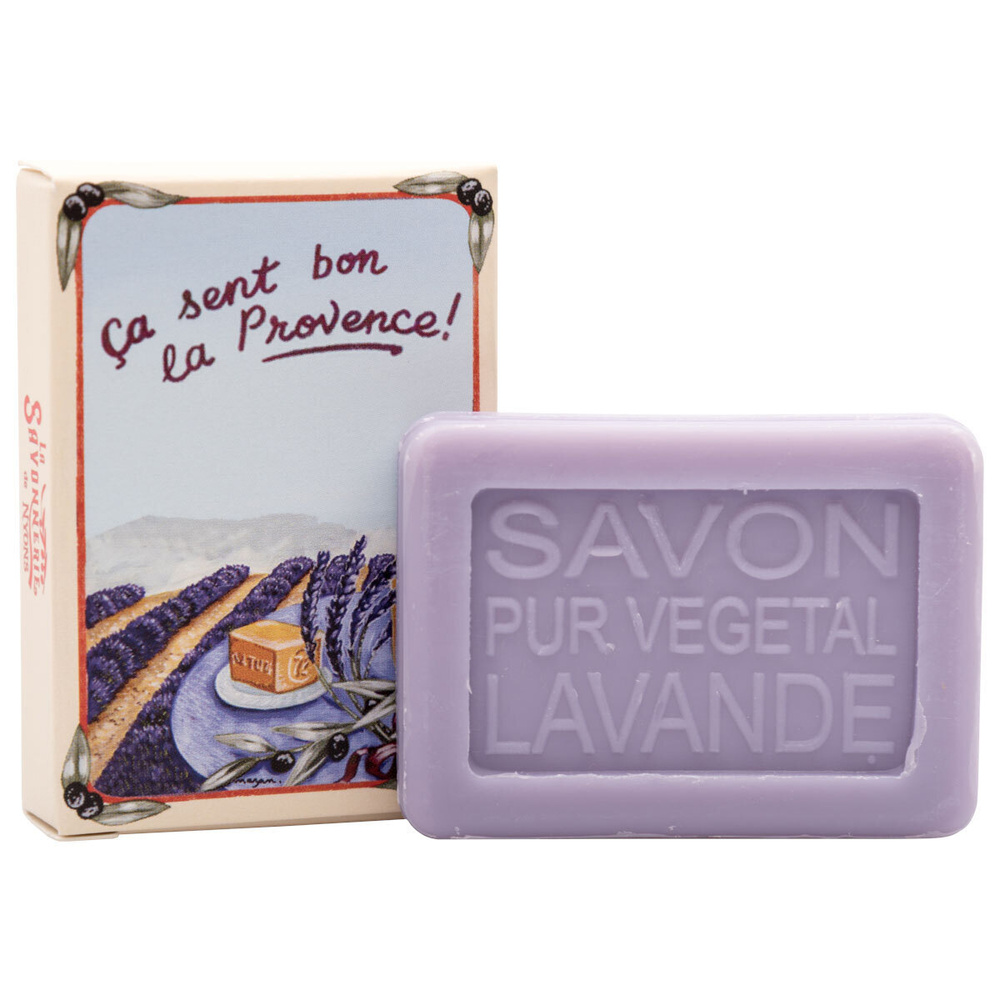 Гостевое мыло La Savonnerie de Nyons с лавандой Прованс вкусно пахнет 25 гр.  #1