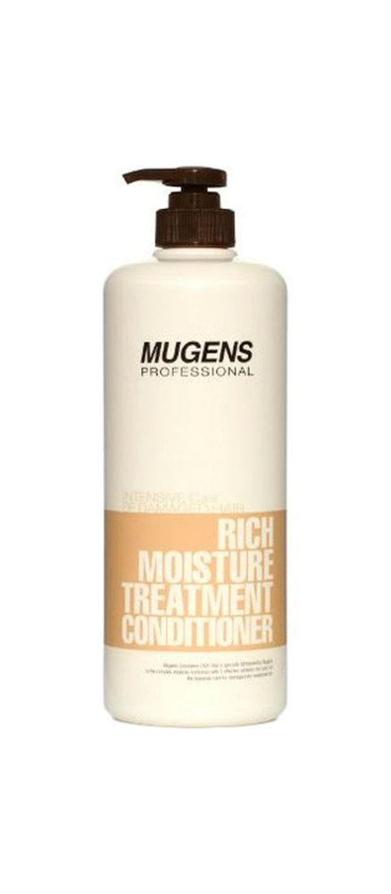 Welcos Кондиционер для волос увлажняющий Mugens Rich Moisture Treatment Conditioner 1000мл  #1