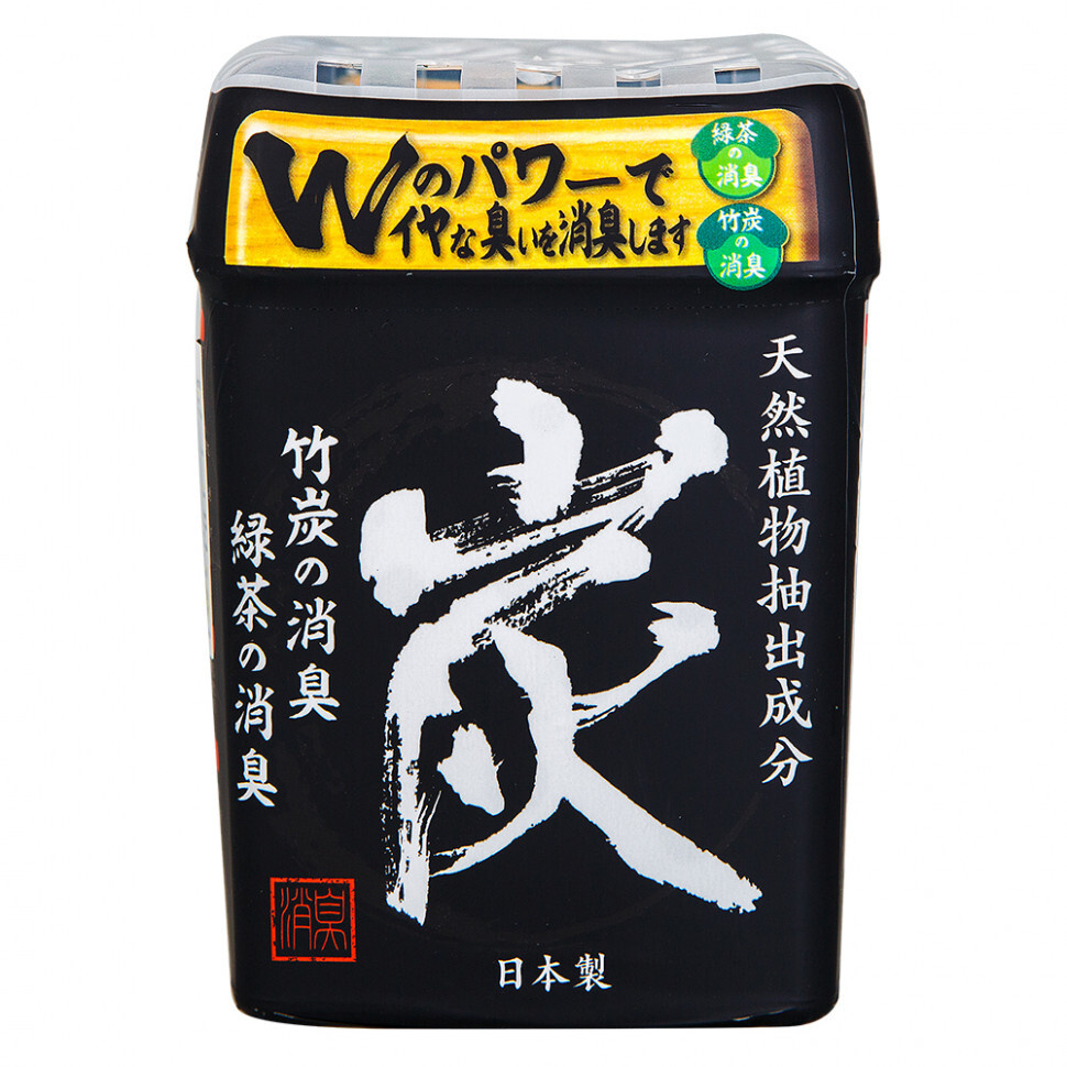 Nagara Поглотитель запаха гелевый с бамбуковым углем и зеленым чаем, 320 гр  #1