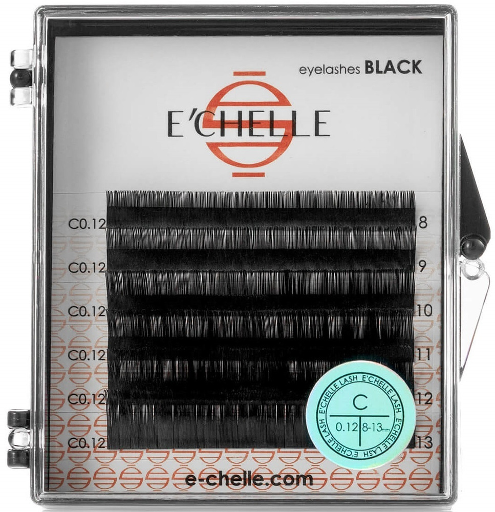 E'CHELLE ресницы black MINI MIX L 0.10 8-13 mm (6 линий) #1