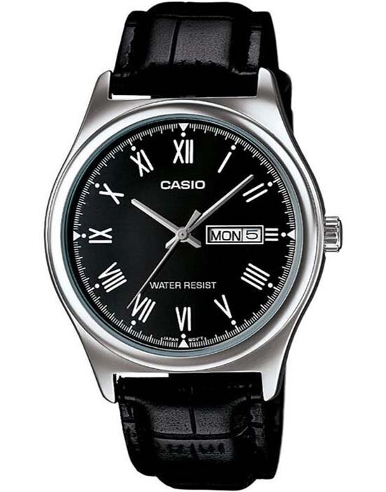 Мужские японские наручные часы Casio MTP-V006L-1B с гарантией #1