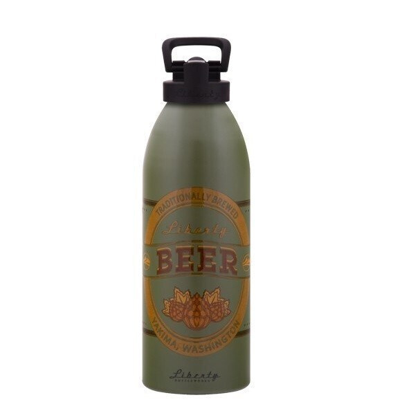 Liberty Туристическая бутылка для воды 947 мл, темно-зеленый  #1