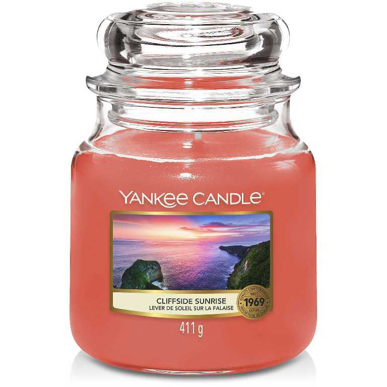 Yankee Candle Свеча ароматическая "Восход Солнца Cliffside Sunrise 411 гр", 11 см х 9 см  #1