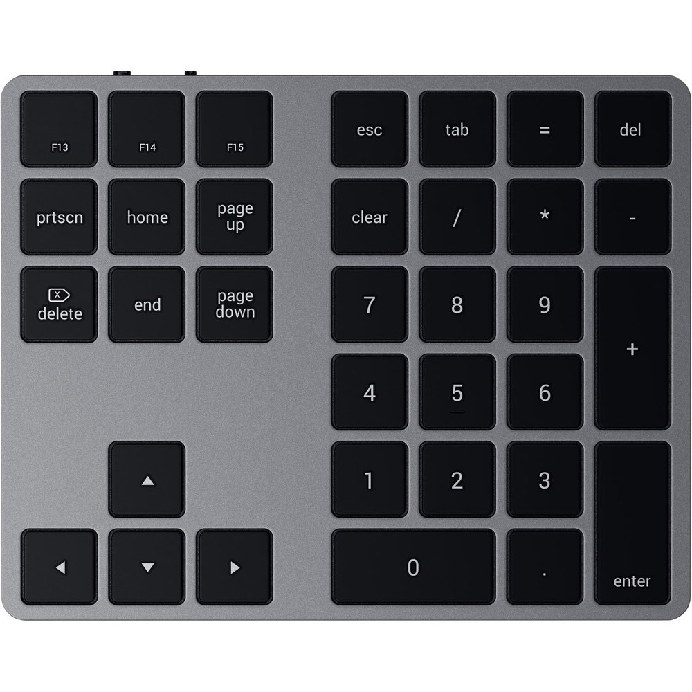 Satechi Клавиатура беспроводная Aluminum Extended Keypad (ST-XLABKM), серый  #1