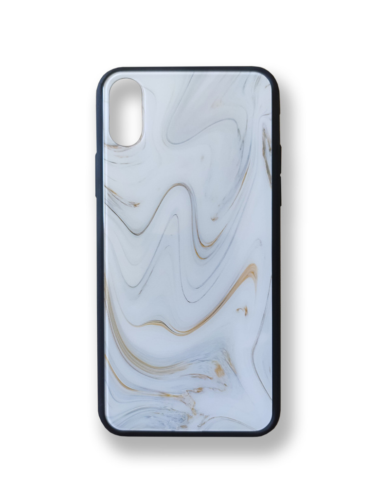 Стеклянный TPU-PC чехол накладка Rock Glass Phone Cases для Apple iPhone X/Xs  #1