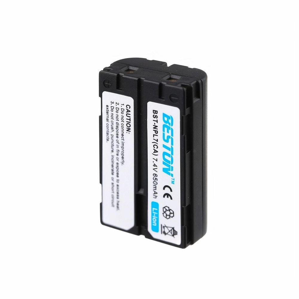 Аккумулятор для фотоаппарата CASIO NPL7, 7.4V 650 mAh (7.4В 650мАч) #1