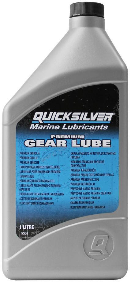 Масло трансмиссионное для лодочного мотора QUICKSILVER Gear Lube 80W-90 ...