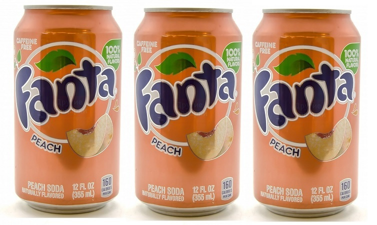 Газированный напиток Fanta Peach / Лимонад Фанта персик 355 мл 3 шт (США)  #1