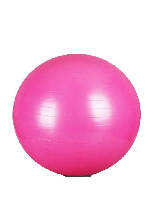Розовый мяч для фитнеса гимнастический SILAPRO, ПВХ, d75см, 900гр  #1