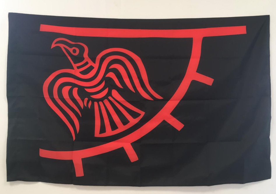 Флаг викингов (Знамя Ворона) 90х135 см #1