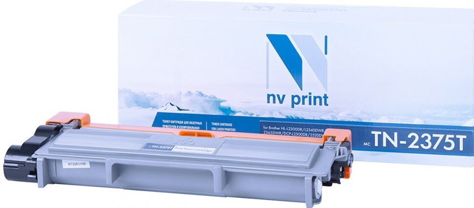 Картридж NV Print TN-2375T для принтеров Brother HL-L2300DR/ L2340DWR/ 2360DNR/ 2365DWR/ DCP-L2500DR/ #1