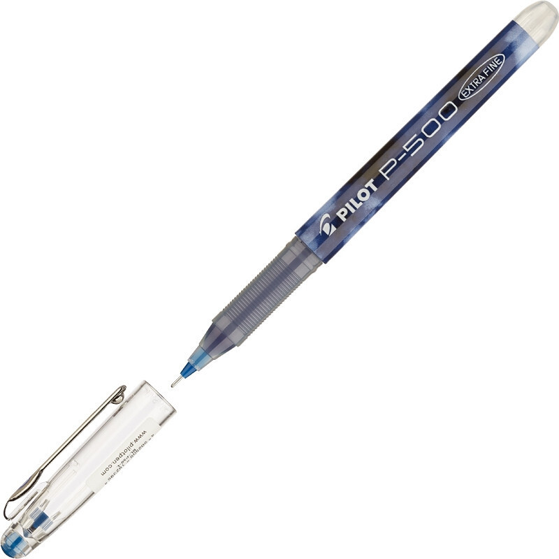 Ручка гелевая PILOT Р-500 жидкие чернила синий 0,3мм Япония #1