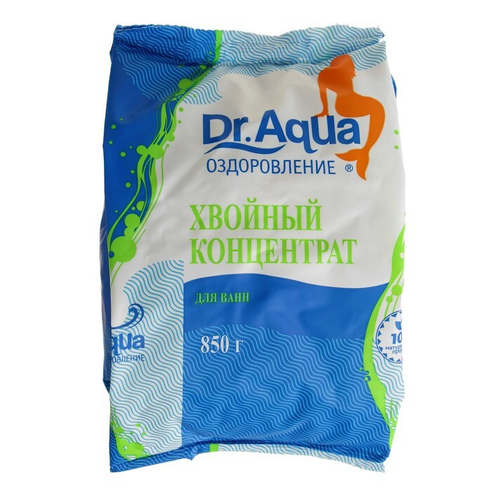 Соль для ванны "Хвойный концентрат" Dr. Aqua "Пихта + Сосна", 850 гр  #1