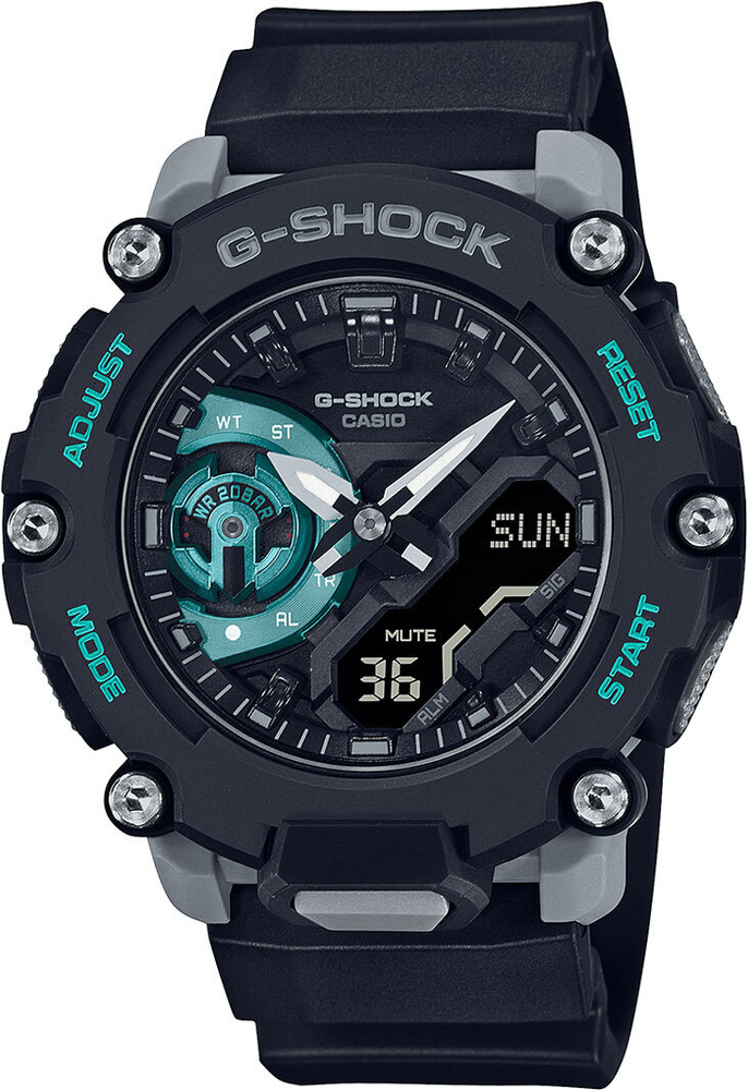 Японские наручные часы Casio G-Shock GA-2200M-1A мужские кварцевые ...